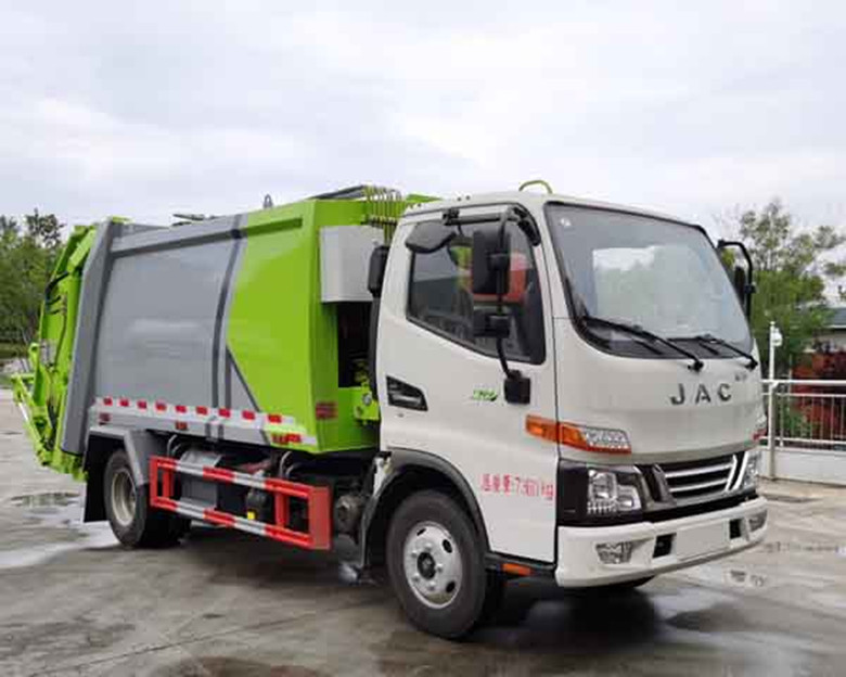 程力江淮6方壓縮式垃圾車