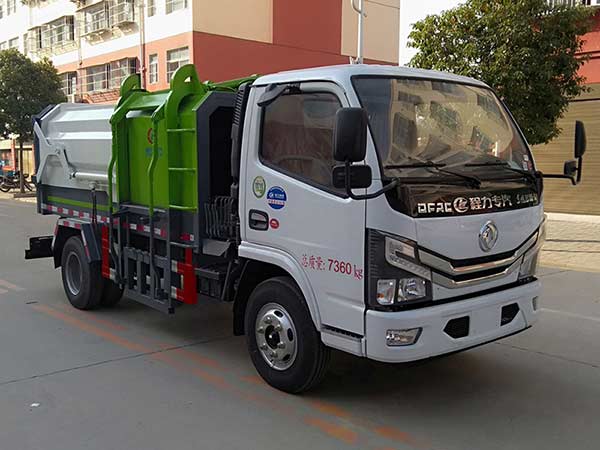 5方自裝卸式掛桶垃圾車(chē)