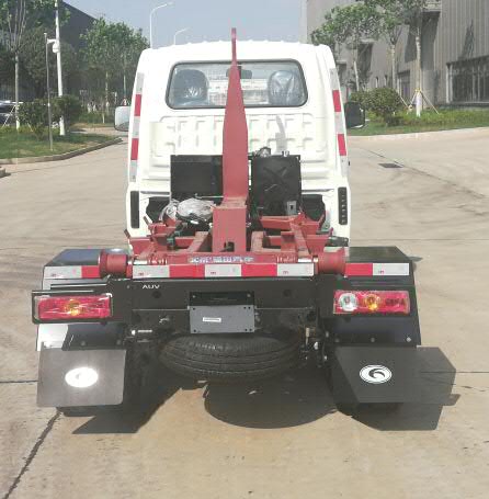 國(guó)六福田汽油鉤臂垃圾車（后雙輪）
