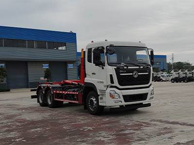 東風(fēng)天龍（拉臂）車(chē)廂可卸式垃圾車(chē)