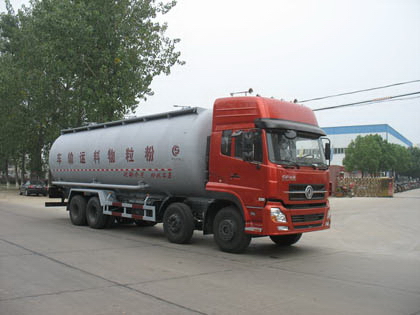 東風天龍后雙橋粉粒物料運輸車(DFL1311A4)