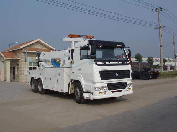 斯太爾豪沃后雙橋道路清障車（拖吊聯(lián)體型）