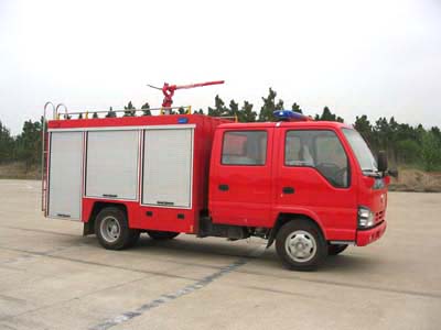 慶鈴NKR77LLLWCJAY干粉消防車(chē)