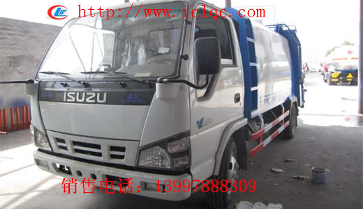 慶鈴壓縮式垃圾車(chē)