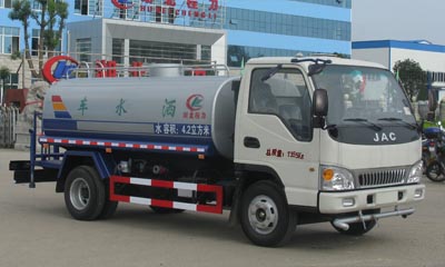 江淮國四4方小型灑水車
